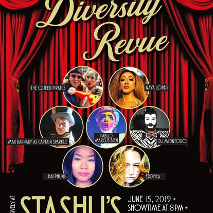 Diversity Revue event poster, June 2019